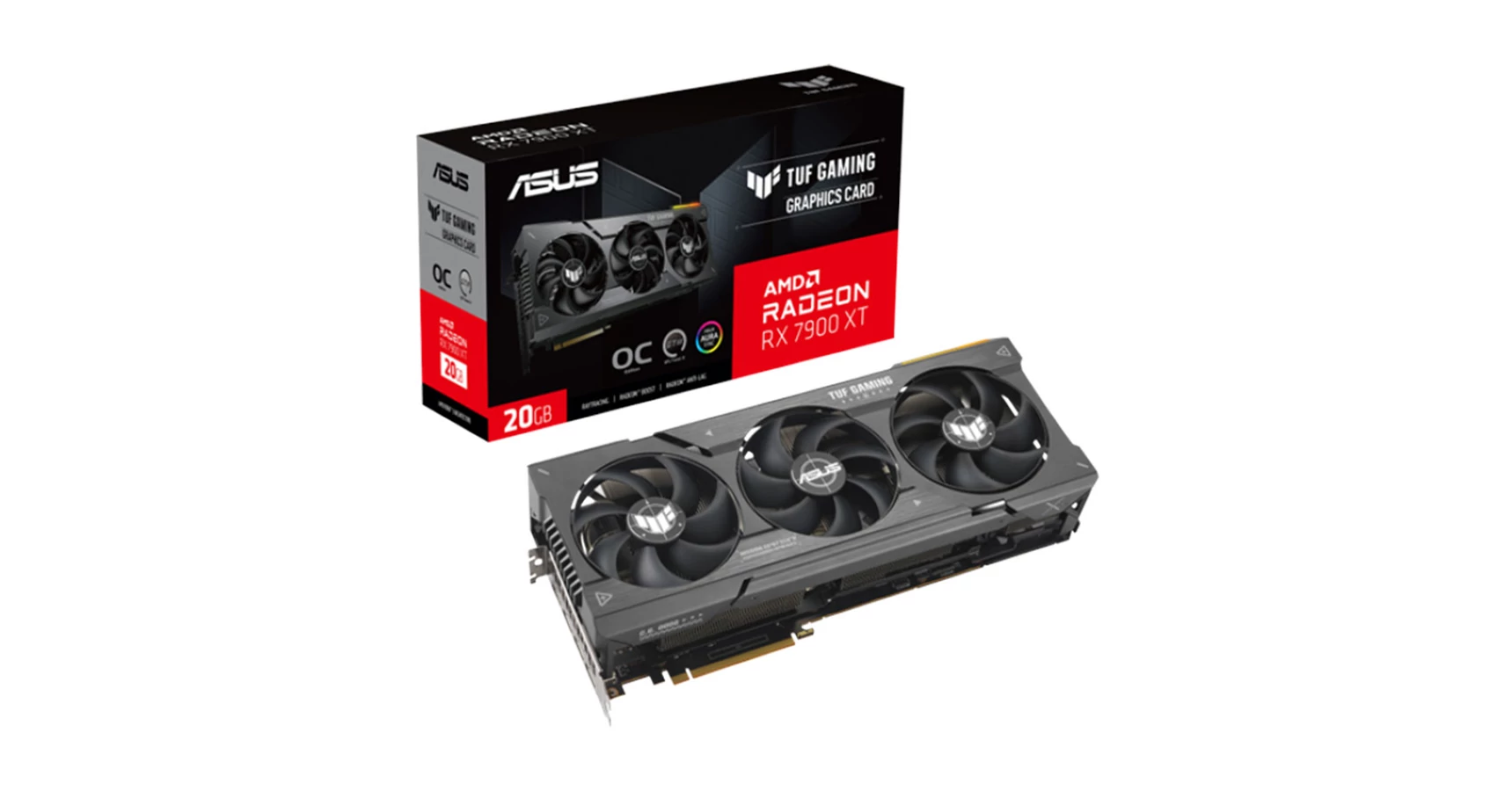 Asus AMD RX 7900 XT 20GB GDDR6 (TUFRX7900XTO20GGAMING) Videokártya