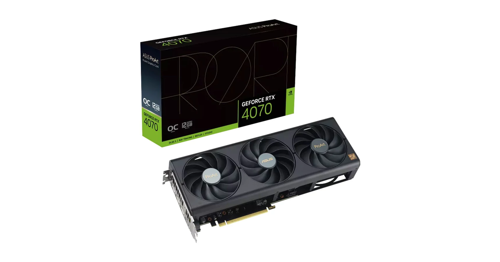 Asus GeForce RTX 4070 12GB GDDR6X (PROARTRTX4070O12G) Videokártya