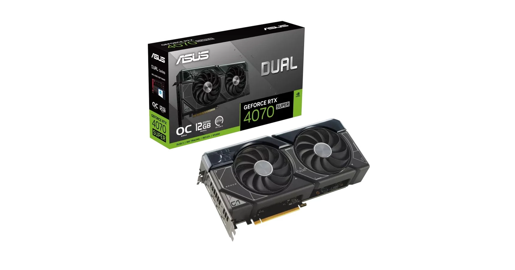 Asus GeForce RTX 4070 SUPER 12GB GDDR6X (DUALRTX4070SO12G) Videokártya