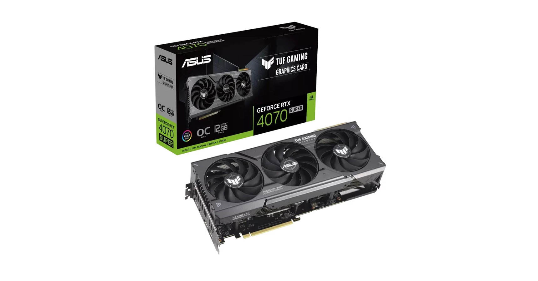 Asus GeForce RTX 4070 SUPER 12GB GDDR6X (TUFRTX4070SO12GGAM) Videokártya