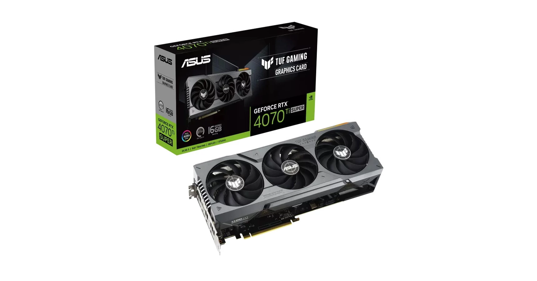 Asus GeForce RTX 4070 Ti SUPER 16GB GDDR6X (TUFRTX4070TIS16GGAM) Videokártya