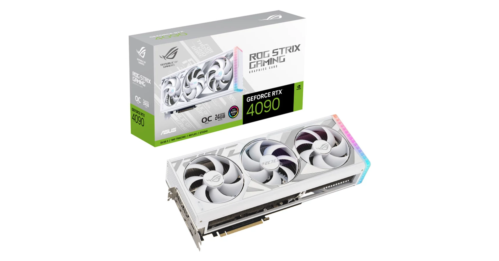 Asus GeForce RTX 4090 24GB GDDR6 (ROGSTRIXRTX4090O24GWHI) Videokártya