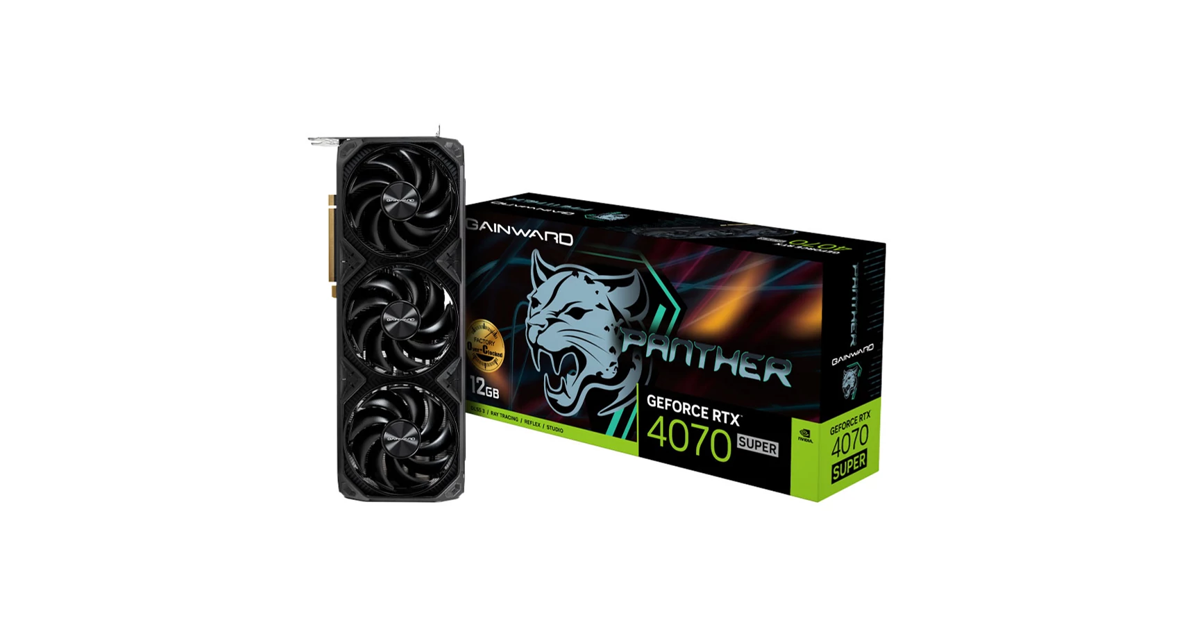 Gainward GeForce RTX 4070 SUPER Panther OC 12GB GDDR6X  Videokártya