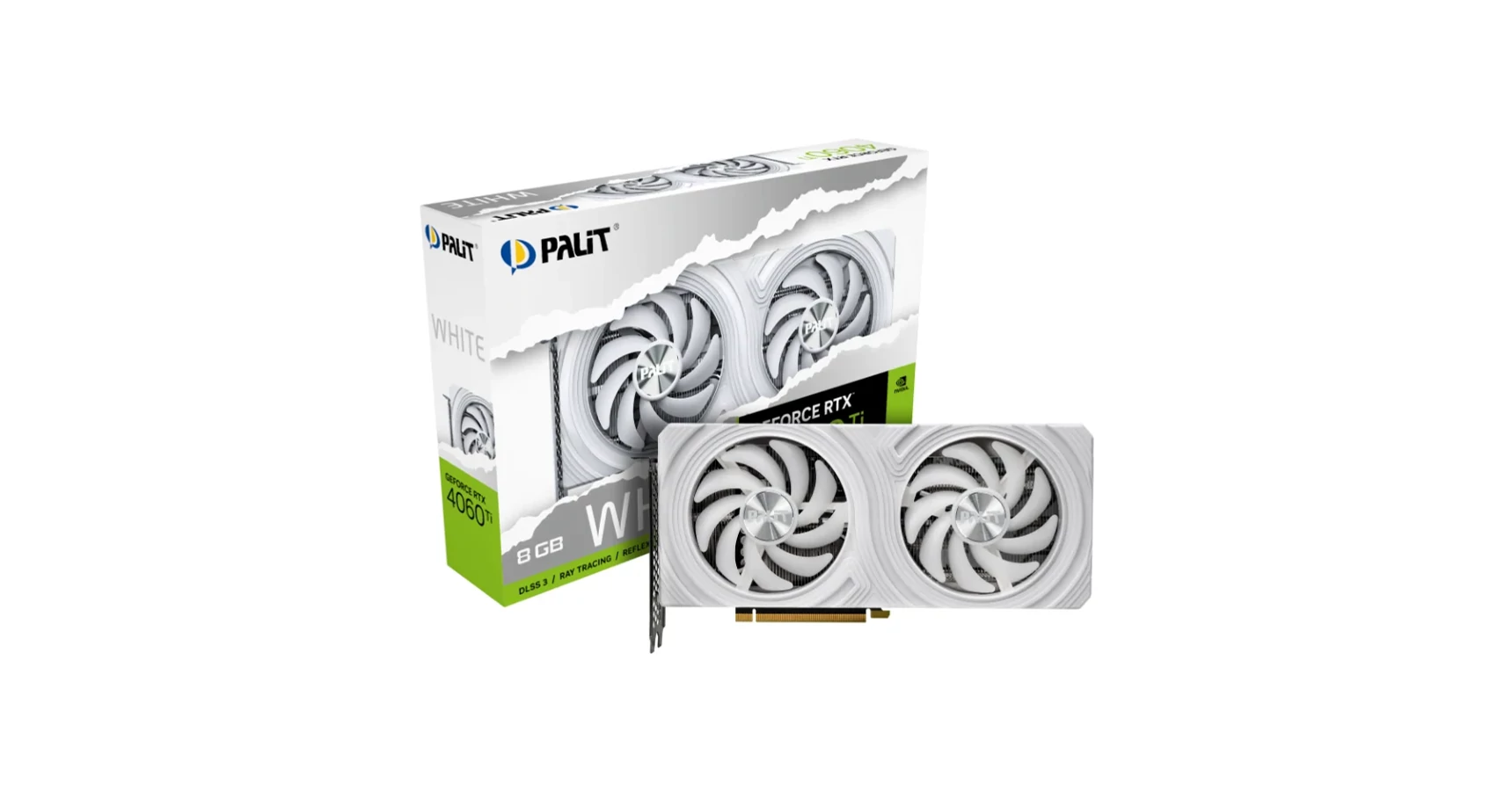 Palit GeForce RTX 4060 Ti White 8GB GDDR6 Videokártya