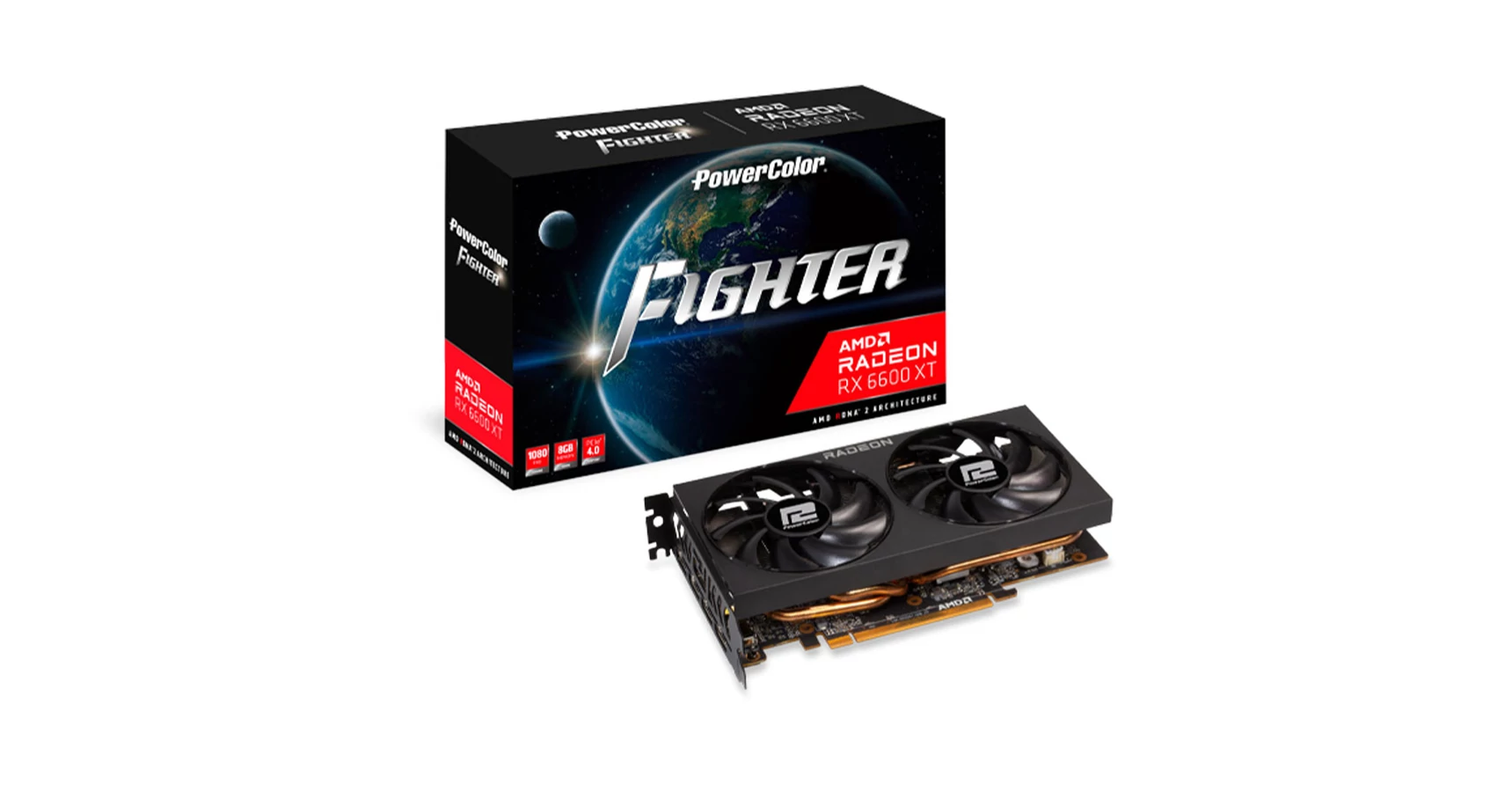  PowerColor AMD RX 6600 8GB (AXRX66008GBD63DHBULK) Videokártya