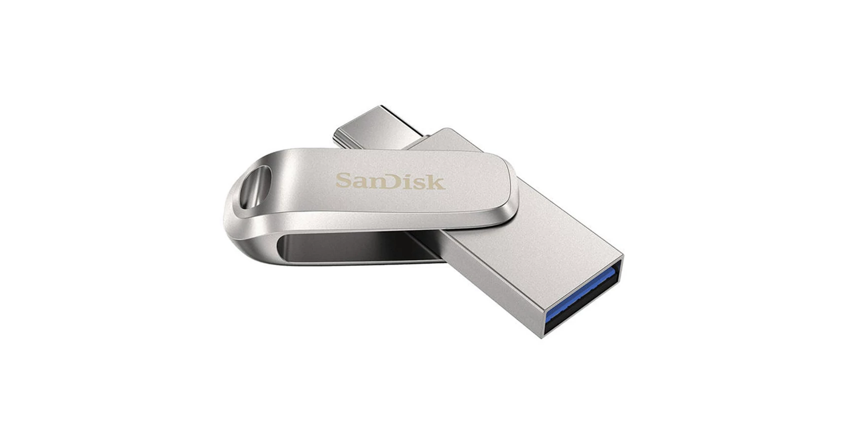 SanDisk 128GB USB3.1/Type-C Dual Drive Luxe Ezüst Pendrive