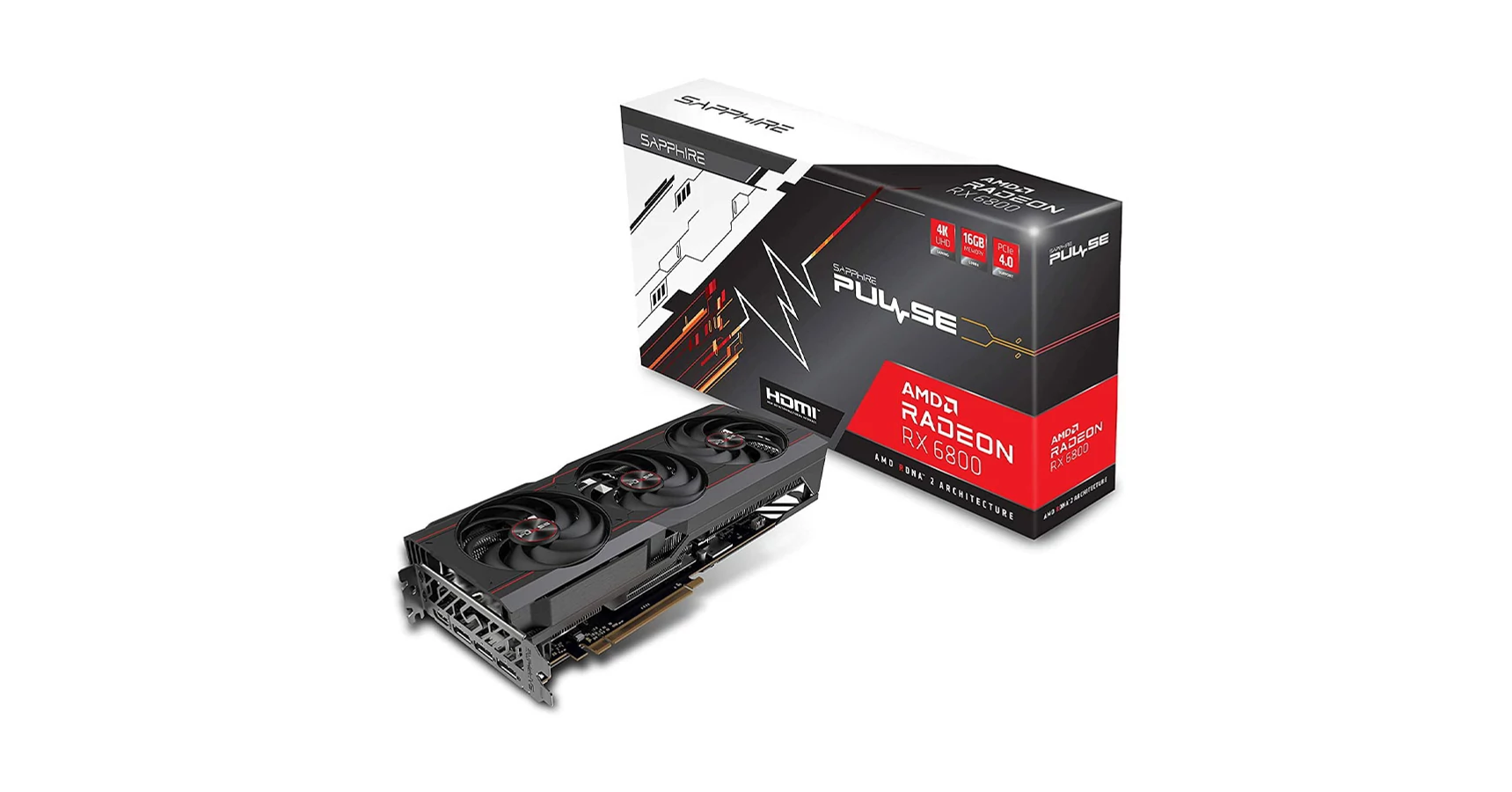 Sapphire AMD RX 6800 16GB - PULSE RX 6800 (113050220G) Videokártya