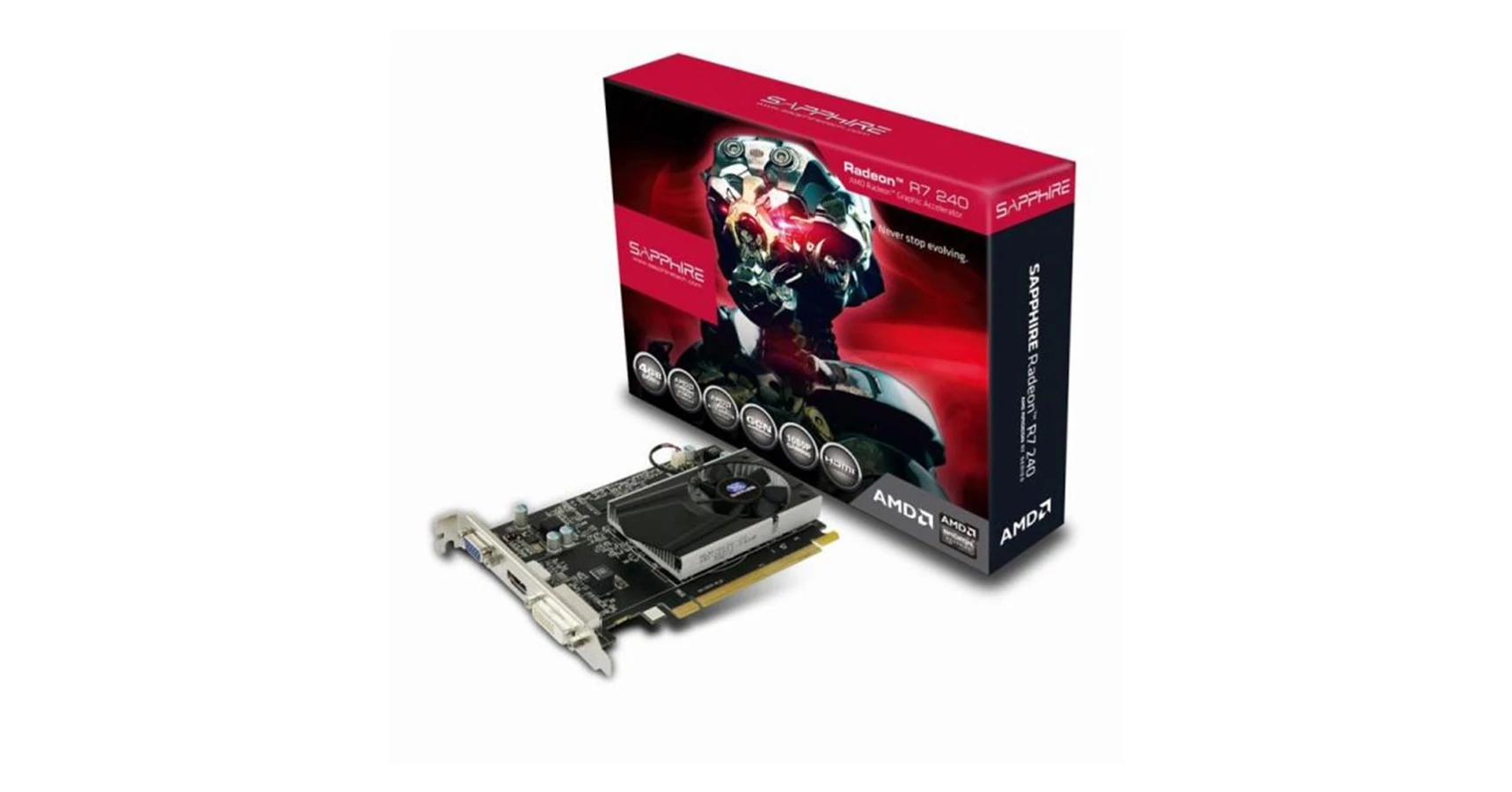 Sapphire Radeon R7 240 4GB DDR3 (11216-35-20G) Videokártya