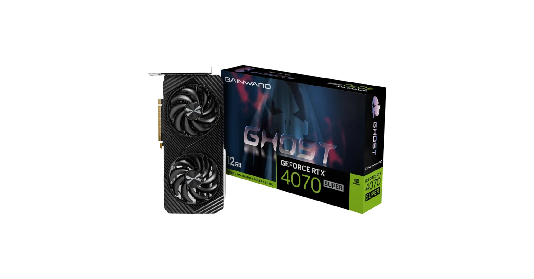 Gainward RTX 4070 Super Ghost 12GB GDDR6X (NED407S0119K9-1043B) Videokártya