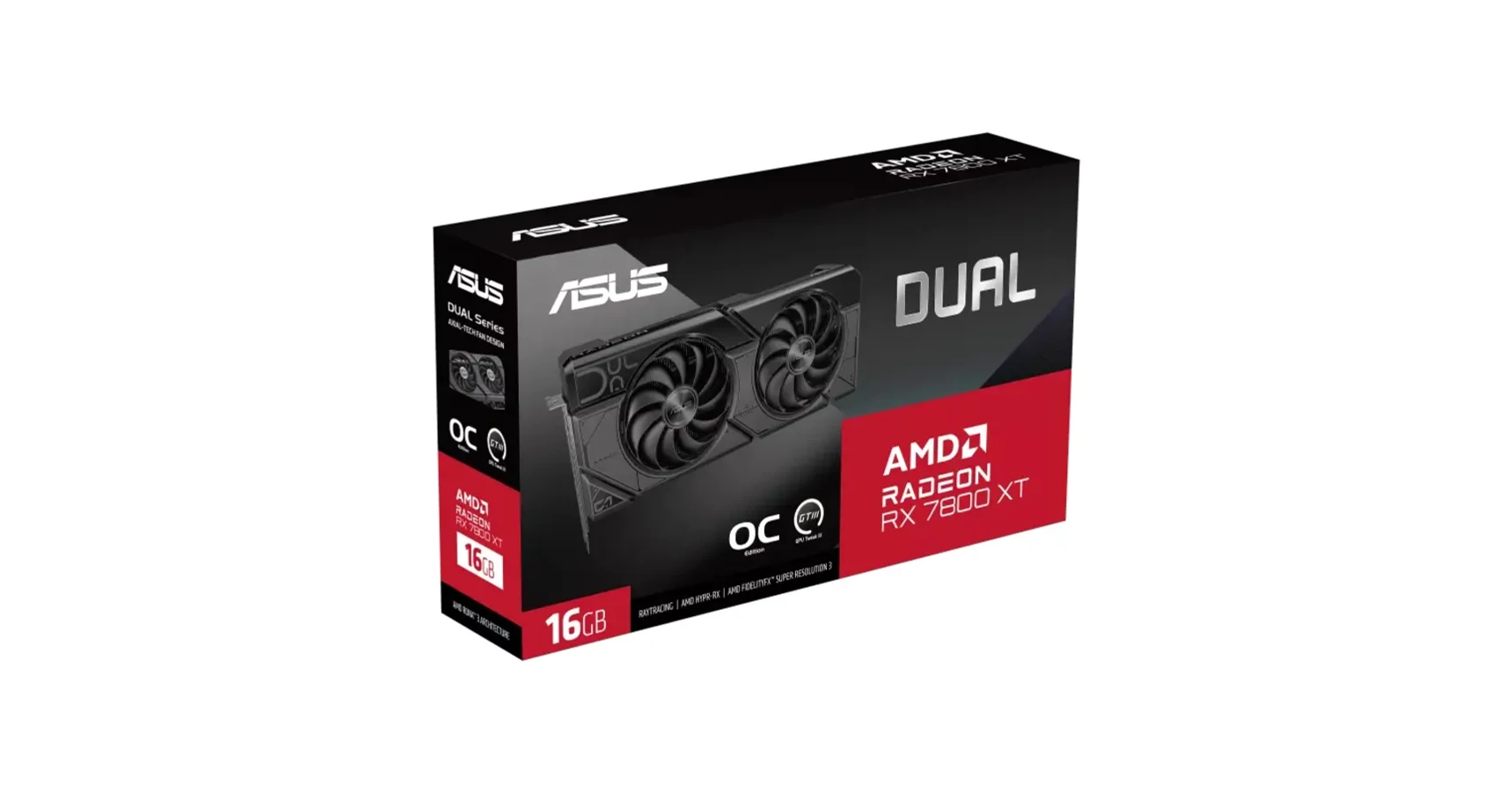 Asus Radeon RX 7800 XT 16GB GDDR6 - DUAL-RX7800XT-O16G VGA