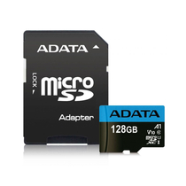 Adata 128GB SD micro Premier (AUSDX128GUICL10A1-RA1) Memória kártya Adapterrel