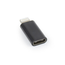 Gembird USB-C - Lightning, Fekete Adapter