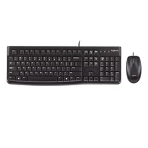 Logitech MK120 Vezetékes Egér és Billentyűzet HUN Fekete