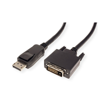 Value (11.99.5610E) DisplayPort DP-DVI-D 2m Fekete Kábel
