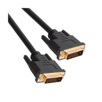VCOM (CG441GD-3.0) DVI Dual Link 3m (DVI24+1 M/M, 1080P) Fekete Kábel
