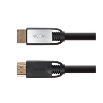 VCOM (CG578-10.0) HDMI Apa-Apa 10m (V2.0, 19M/M, 3D) Fekete-Ezüst Kábel
