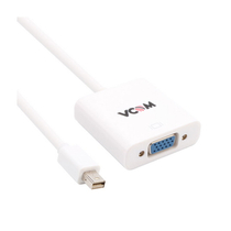 VCOM (CG613-0.15) Mini DisplayPort Apa - VGA Anya Fehér Átalakító Kábel
