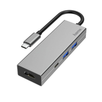 Hama (200107) USB 3.1 Type-C HUB Ezüst