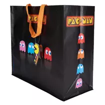 Konix Pac-Man Fekete Bevásárló Táska