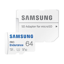 Samsung PRO Endurance microSD 64GB Memória kártya Adapterrel