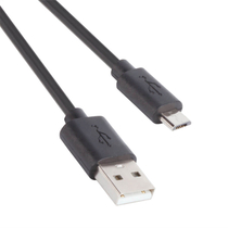 VCOM (CU271V-1.8) USB 2.0 Micro USB 1,8M Fekete Kábel