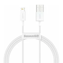 Baseus Superior CALYS-A02 USB-A Lightning 2.4A adat- és töltőkábel 1m fehér