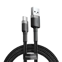Baseus Cafule USB-A Type-C adatkábel 0,5m szürke/fekete