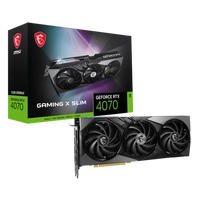 MSI GeForce RTX 4070 GAMING X SLIM 12G (4070GAMINGXSLIM12G) Videokártya