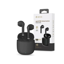 Devia TWS Bluetooth sztereó headset v5.1 + töltőtok - Devia Joy A13 Series True Wireless Earphones with Charging Case - fekete
