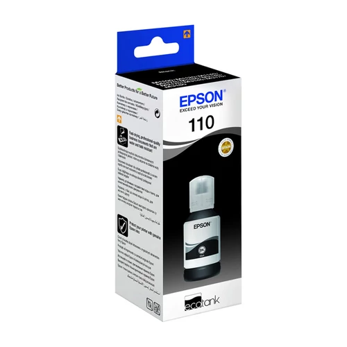 Epson EcoTank 110 120ml fekete tintapalack