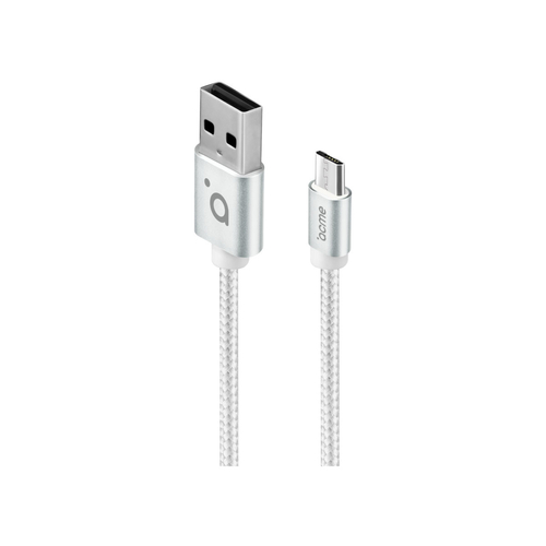 Acme (CB2011S) 1m fonott USB - Micro USB kábel Ezüst