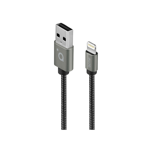 Acme (CB2031G) 1m fonott USB-Lightning kábel Sötét szürke 