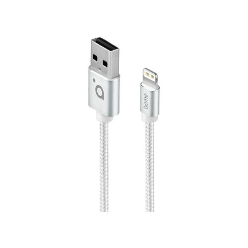 Acme (CB2031S) 1m fonott USB-Lightning kábel Ezüst