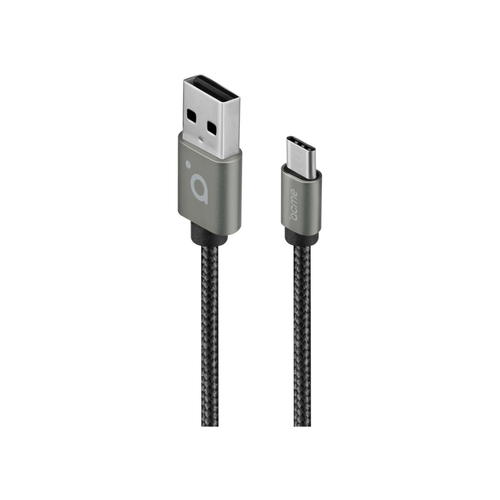 Acme (CB2041G) 1m fonott USB-USB-C kábel Sötét szürke 