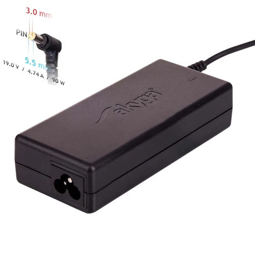 Akyga AK-ND-27 19V / 4.74A 90W 5.5 x 3.0 mm + pin
 Laptop Tápegység