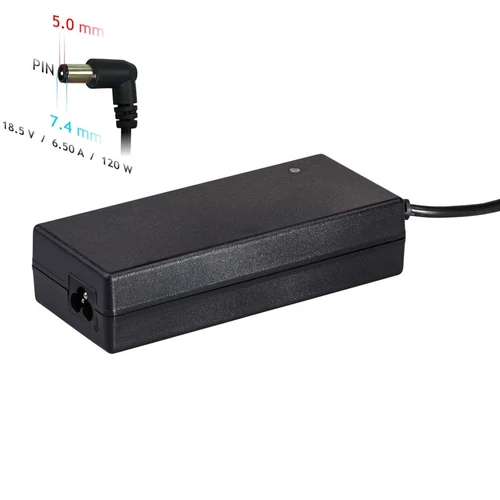 Akyga AK-ND-46 18.5V / 6.5A 120W 7.4 x 5.0 mm + pin
 Laptop Tápegység