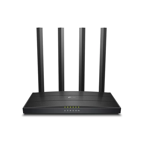TP-Link ArcherC6U AC1200 Gigabit Wi-Fi 5 Vezeték nélküli Router Fekete
