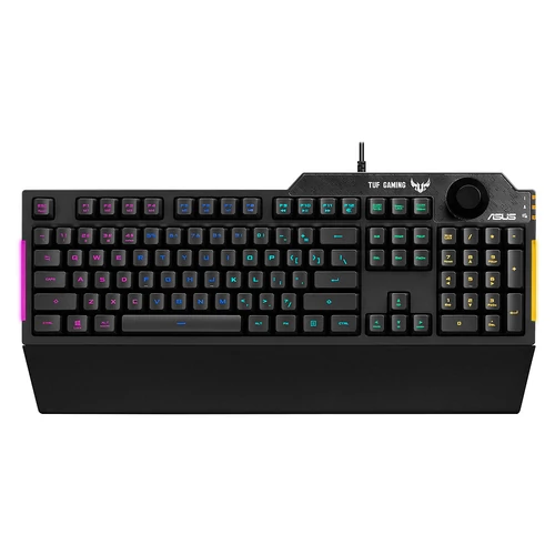 Asus TUF Gaming K1 Billentyűzet HUN Fekete