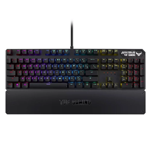 Asus TUF Gaming K3/RD/HU RGB Mechanikus Magyar kiosztású Billentyűzet