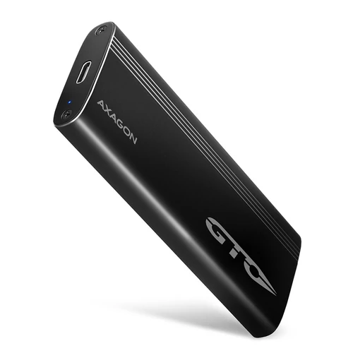 Axagon (EEM2-GTO) SuperSpeed+ USB-C NVMe M.2 Fekete Ház