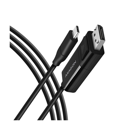 Axagon (RVC-DPC) USB-C - DisplayPort 1,8m Fekete Kábel