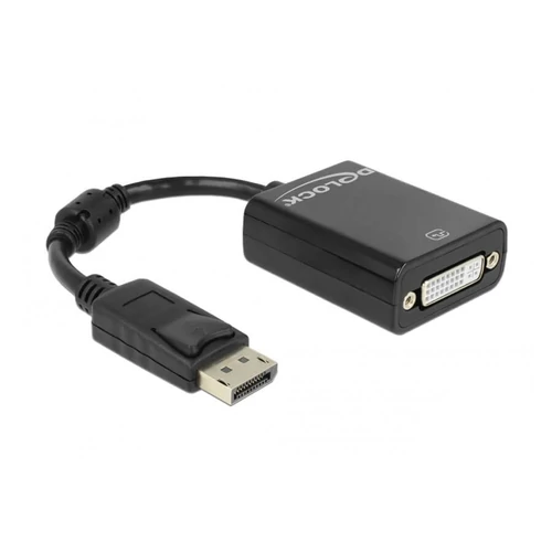 Delock DisplayPort 1.1 > DVI anya passzív fekete Adapter (61847)