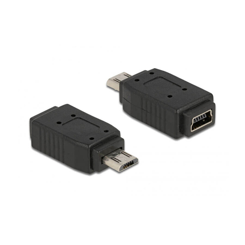 Delock USB micro-B Apa to mini USB 5pin Adapter (65063)