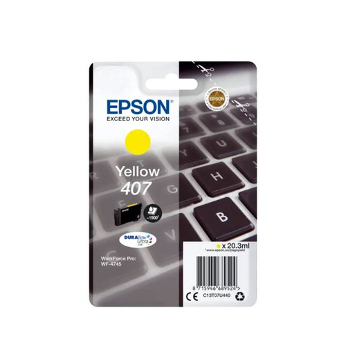 Epson 407 (C13T07U440) sárga tintapatron