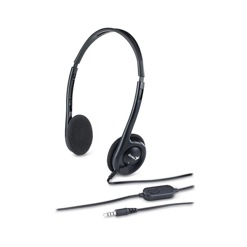 Genius HS-M200C 3.5 mm egy Jack Headset Fekete