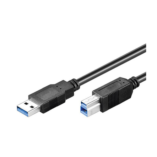 Goobay 93655 USB - USB-B 1,8m Fekete Kábel