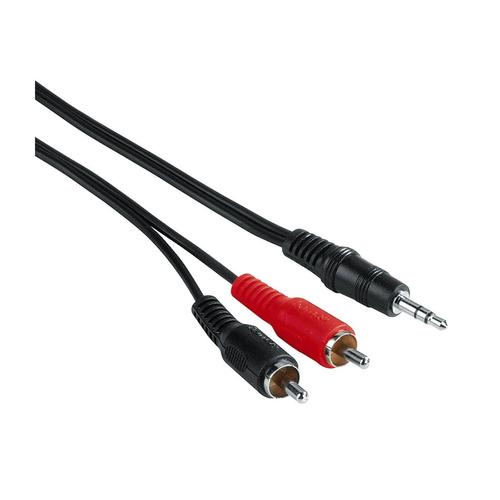 Hama (43343) Sztereó 3,5mm Jack-2RCA 5m Összekötő Kábel