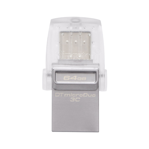 Kingston 64GB DataTraveler microDuo 3C USB 3.2 Type-C Titánszürke Pendrive