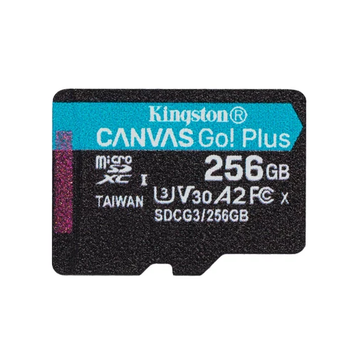 Kingston 256GB SD micro Canvas Go! Plus (SDCG3/256GBSP) Memória kártya