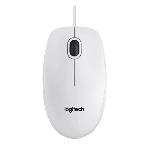 Logitech B100 Vezetékes Egér Fehér